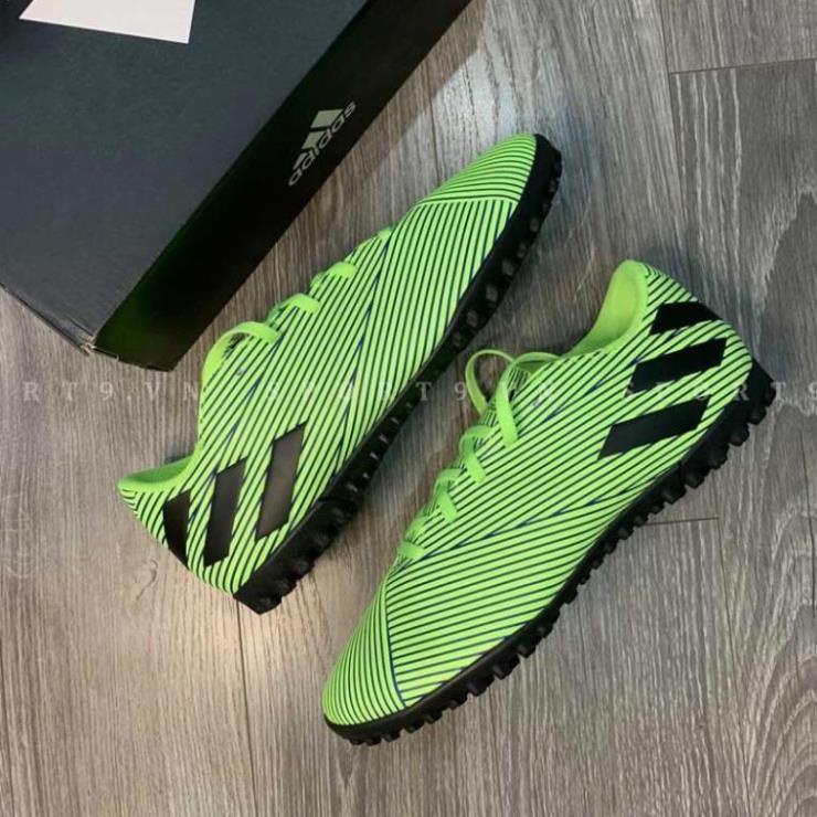 👟 Giày đá bóng Adidas Nemeziz 19.4 TF Uniforia - Signal Green/Core Black/Royal Blue - FV3317 !