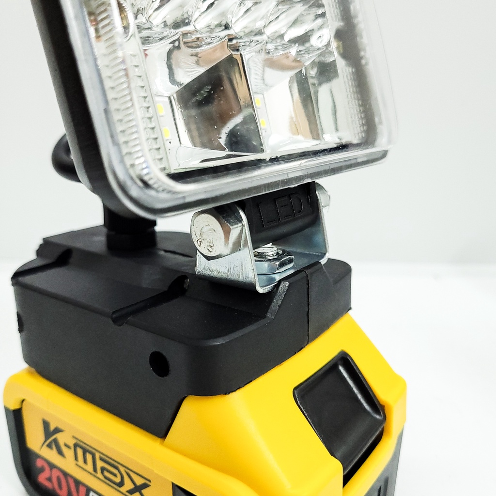 Đèn pin led K-MAX dùng chung pin MAKITA 18v, Sử Dụng Pin Máy Công Cụ - Không Kèm Pin.