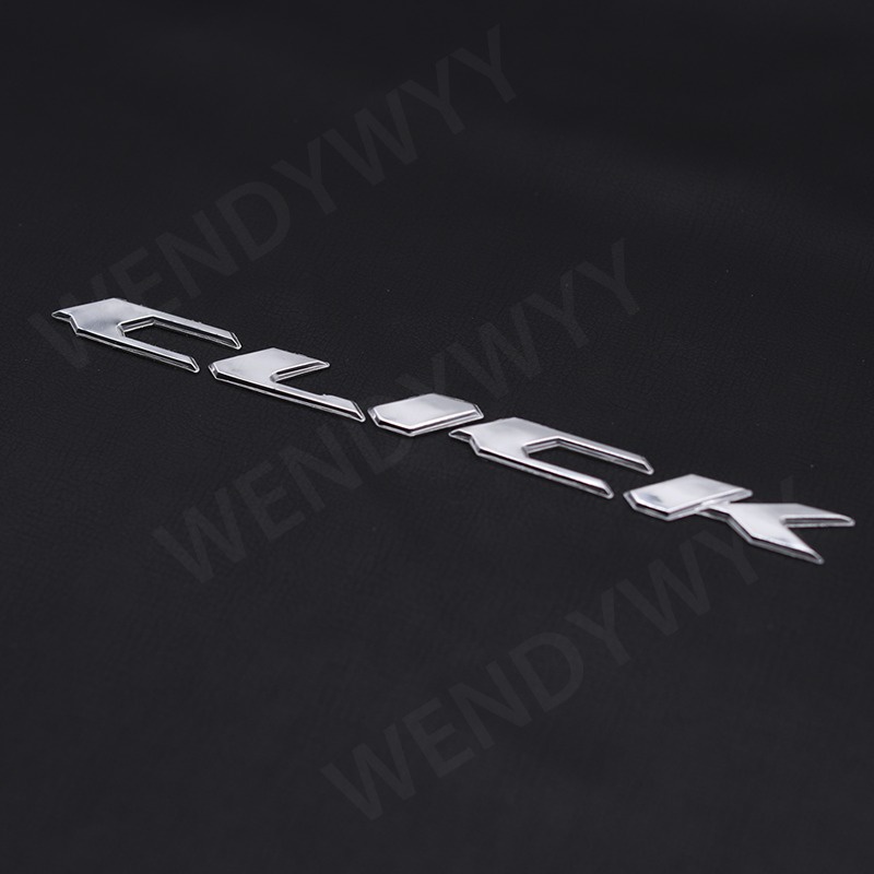 Bộ 2 Miếng Dán Chữ Nổi 3D Trang Trí Xe Mô Tô Honda Click and 125i or 150i