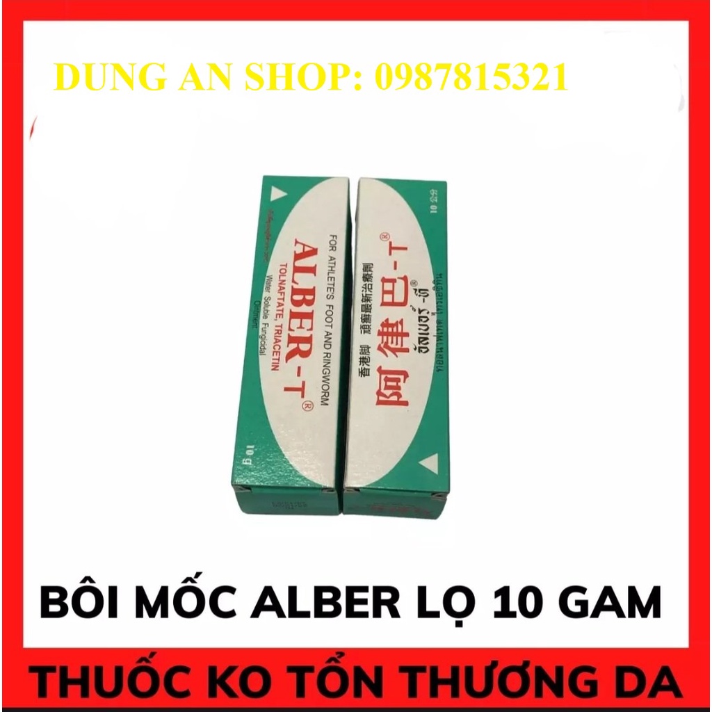 ALBER – T: TRỊ NẤM, TRỊ MỐC, TRỊ LÁC CHO GÀ. THUỐC MỐC GÀ – MỐC BÔI CHO GÀ. DẠNG TUÝT BÔI.