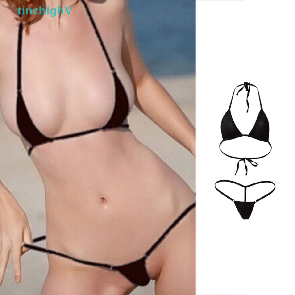 [TinchighV] Đồ Bơi Bikini Lọt Khe Micro G string Brazil Mini Quyến Rũ Cho Nữ [Mới]