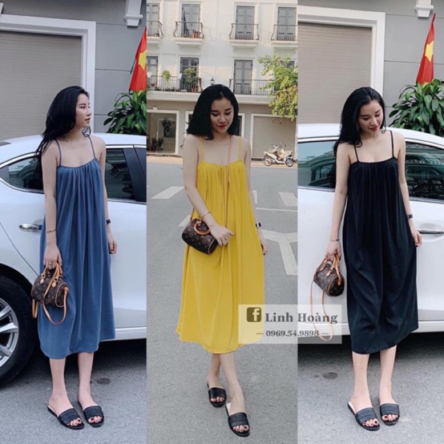 ĐẦM MAXI HAI DÂY TRƠN‼️‼️‼️