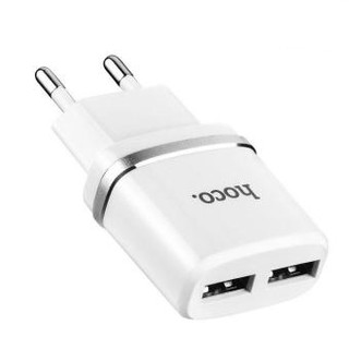 Bộ cốc cáp sạc 2 cổng USB Hoco C12 - 2.4A cổng sạc Micro USB