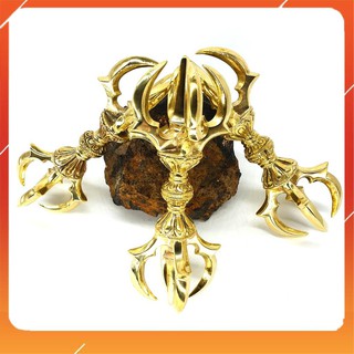 Chày Ngũ Cổ Màu Vàng Có 5 Chia 18x7cm