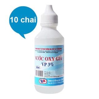 Nước Oxy Già VP 3% (Lốc 10 Chai)