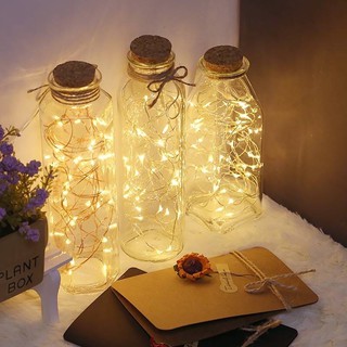 Đèn Fairy Light Kèm Lọ Thỷ Tinh Decor Phòng Ngủ Vintage