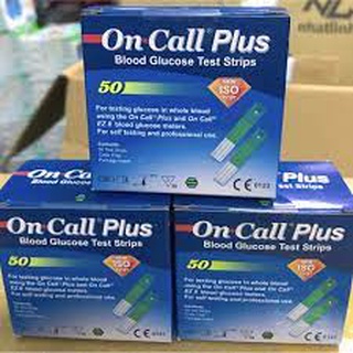 Que thử đường huyết On Call Plus (hàng chính hãng -hộp 50 que)