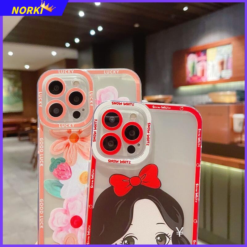 Hoạt Hình Ốp Điện Thoại Silicon Bảo Vệ camera Họa Tiết Công Chúa Cho iphone 15 14 13 max 11 12 pro max 15plus 14plus
