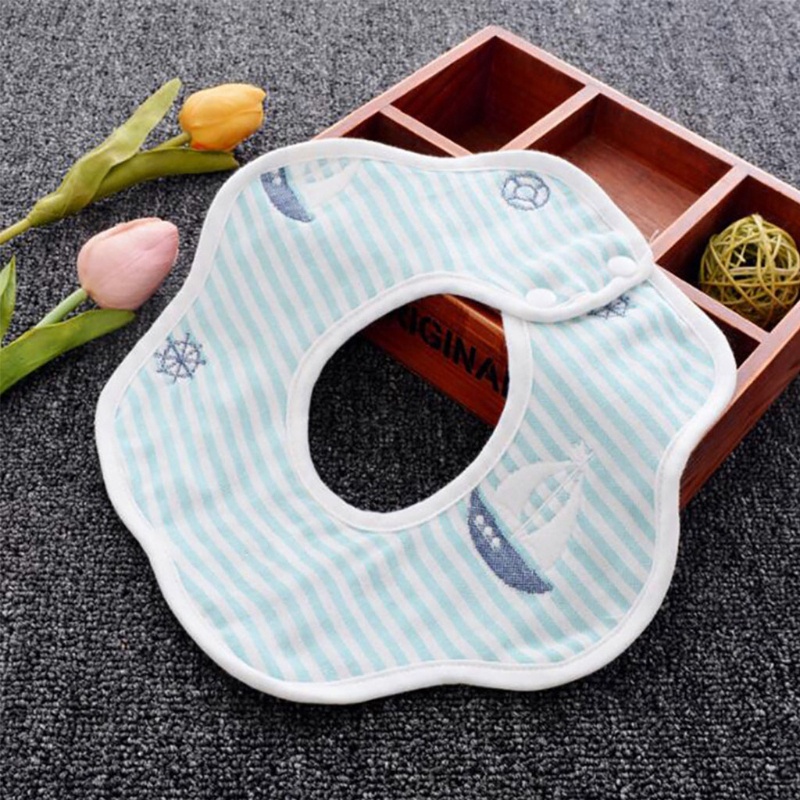 Yếm Ăn Chất Liệu Cotton Có Thể Điều Chỉnh Tiện Lợi Dành Cho Bé