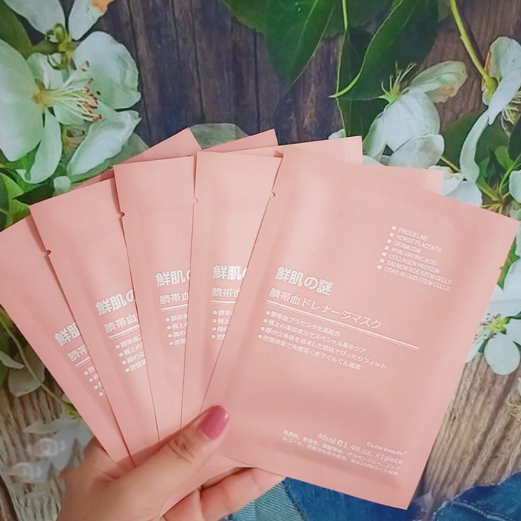 Mặt nạ nhau thai cừu tế bào gốc cuống rốn ❤𝑭𝒓𝒆𝒆𝒔𝒉𝒊𝒑❤  Rwine Beauty Stem Cell Placenta Mask và mặt nạ Naruko Nhật Bản | BigBuy360 - bigbuy360.vn