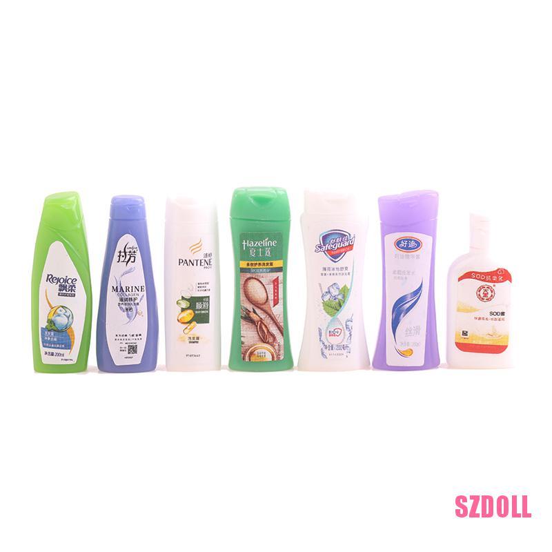 Set 10 Mô Hình Bình Nước Gội Đầu ts3SZDOLL Trang Trí Nhà Búp Bê Tỉ Lệ 1:12