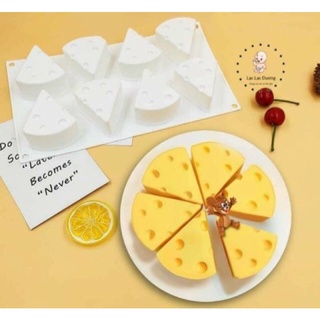 Khuôn Pudding hình phomai- khuôn silicone hình phomai 4D
