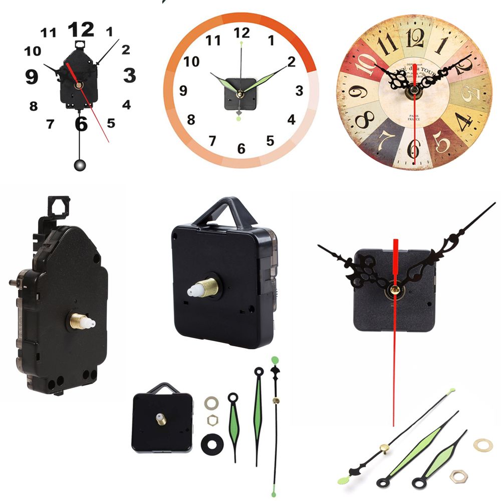 ☆YOLA☆ Practical Clock Movement Mechanism Accessories Repair Replacement Parts + Hands Cross-stitch DIY Essential Tools Classic Mute Pendulum