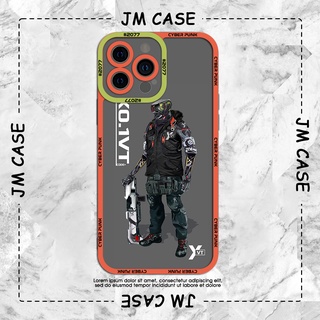 Ốp lưng iphone samsung xiaomi oppo cạnh vuông JM CASE Cyber Punk anh hùng robot cool ngầu