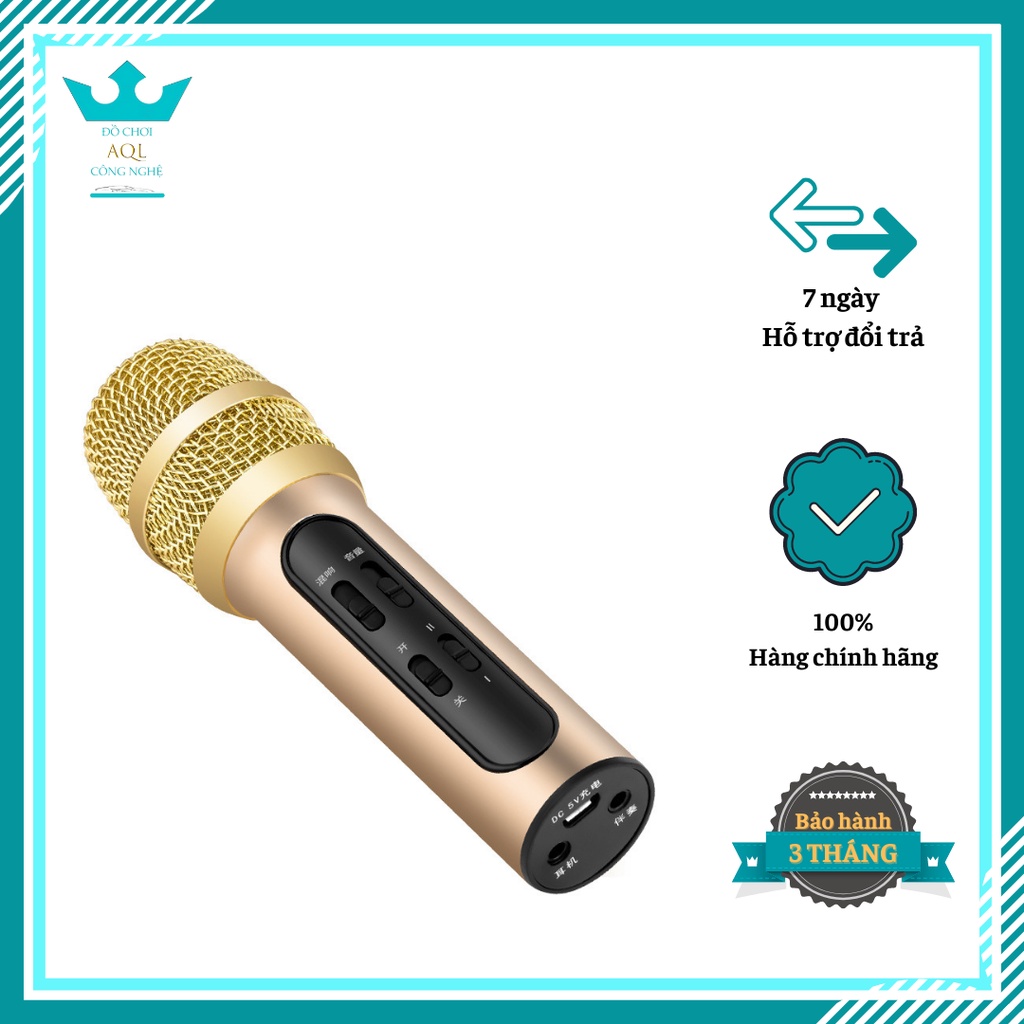 Bộ Micro Thu Âm Livestream - Micro Karaoke Có Dây Cho Điện Thoại