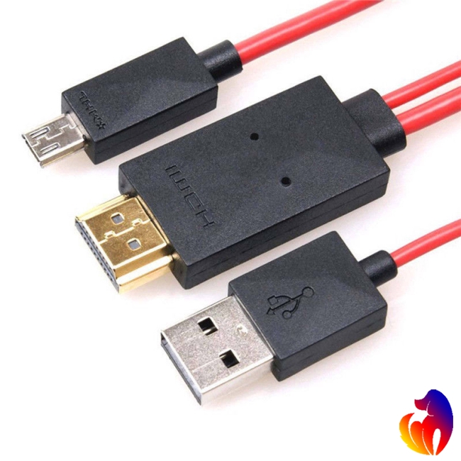 Dây cáp nối đầu Micro USB với đầu HDMI HDTV 1080P 11 chấu cho điện thoại Samsung