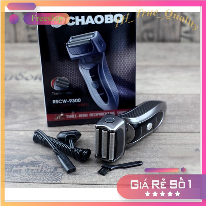 ⚡ Máy cạo râu mini 3 lưỡi sạc pin Chaobo RSCW-9300 cao cấp, siêu bền, sắc bén (Bảo hành 12 tháng chính hãng) 👉 HD Plaza