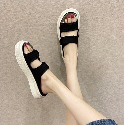 Giày Nữ - Giày Sục Đạp Gót Nữ 2 Quai Ngang Phong Cách Hàn Quốc Full Size Nữ Hottrend