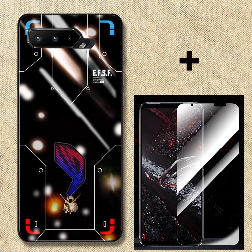 Ốp Điện Thoại Mặt Kính Cường Lực Cho asus rog 5 phone5 rog5 5s rog5s phone5s rog 5 5s