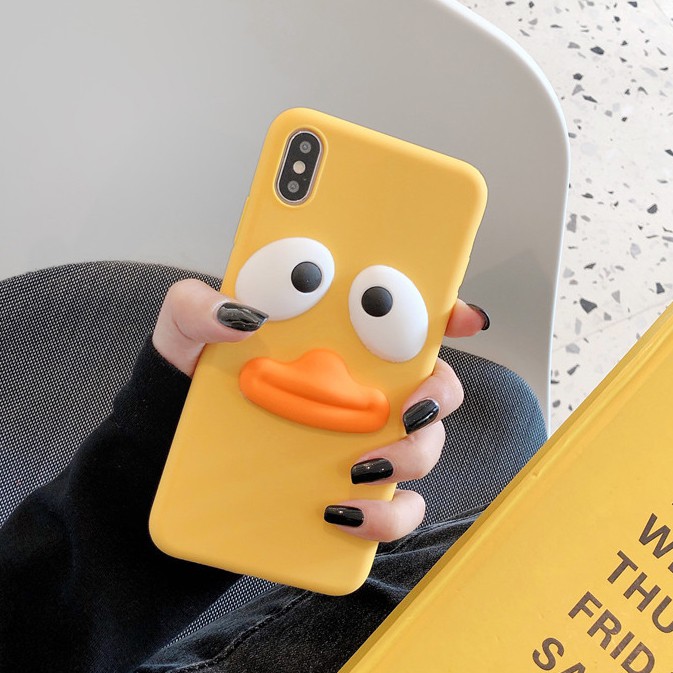 Xiaomi Mi Max 2 3 Pocophone F1 A1 A2 A3 Note 3 10 Mi 6 8 9 SE Mi8 Lite Play Mi 10 9 9T Pro Phone Case Cartoon Duck Soft Back Cover