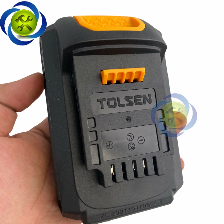 Pin 20V 2.0Ah Tolsen 87472 (tương thích với tất cả các công cụ không dây TOLSEN MP20V)