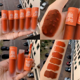 Set 6 son kem Kiss Beauty Lips cô gái