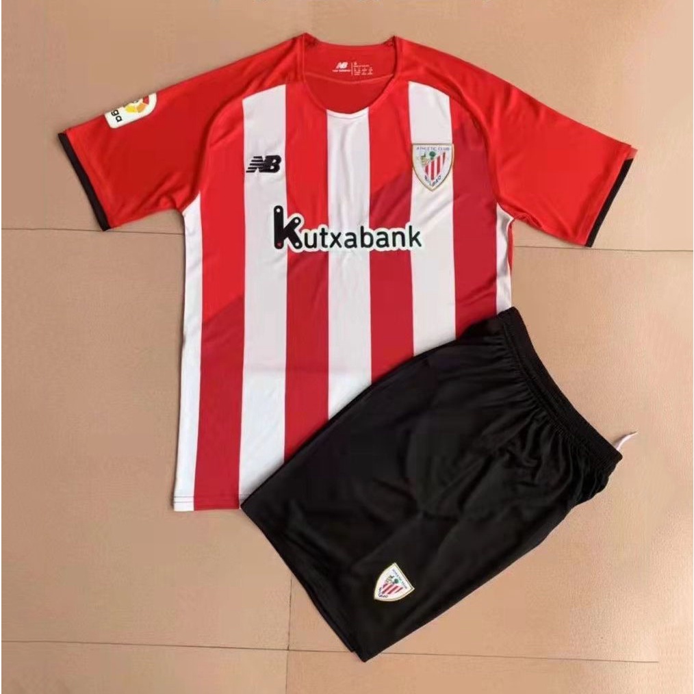 Áo Thun Bóng Đá Thể Thao Bilbao Cho Trẻ Em Và Người Lớn