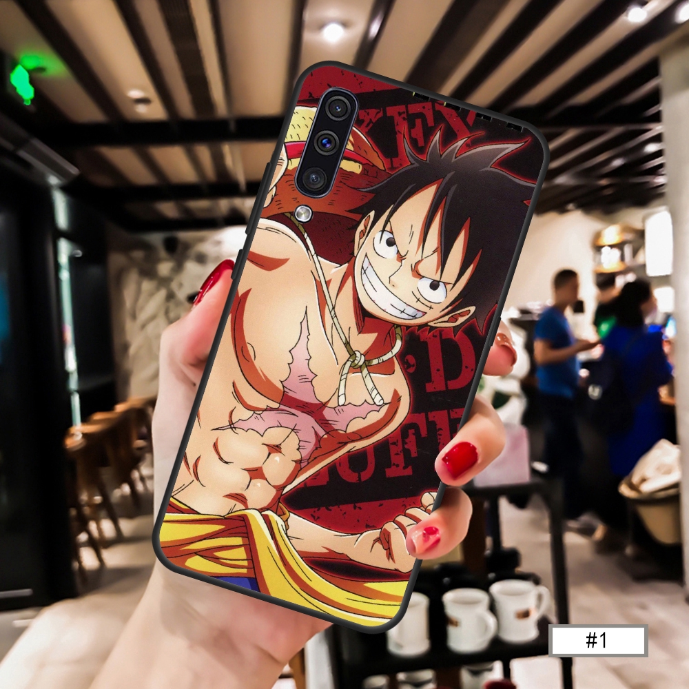 Ốp điện thoại mềm hình nhân vật anime One Piece cho SAMSUNG A10 A20 A30 A50 A7 A8 A9 A2 Core J2 Pro J2 Pime