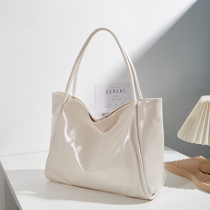 IELGY Túi Đeo Vai Cỡ Lớn Bằng Da Mềm Thời Trang Cho Nữ