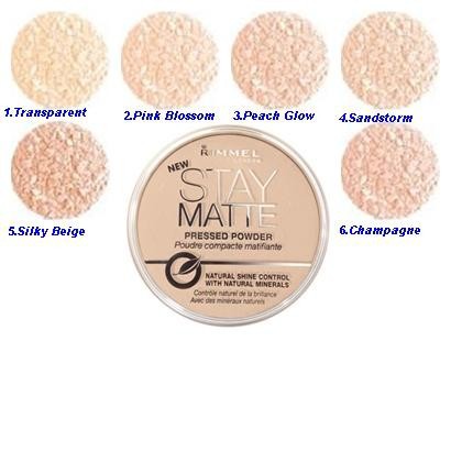 Phấn phủ kiềm dầu Rimmel Stay Matte