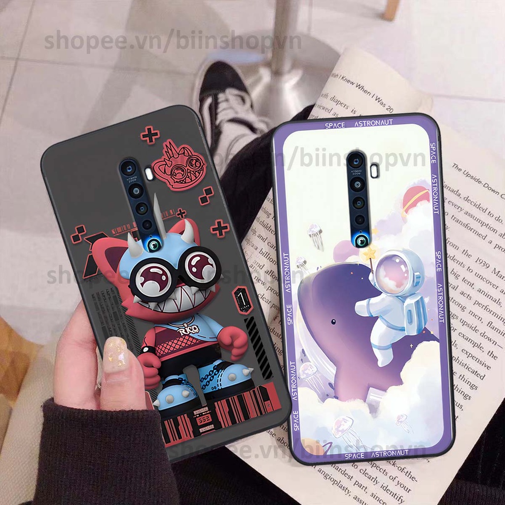 Ốp Oppo Reno 2f / Reno2 F phi hành gia vũ trụ space.x siêu đẹp, thời trang