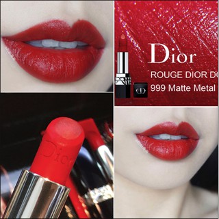 Son dior thỏi matte 999 đỏ thuần