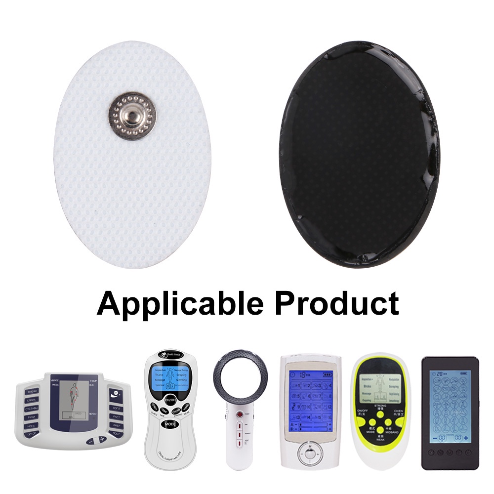 Bộ 20 / 10 Miếng Đệm Điện Cực Kỹ Thuật Số Cho Máy Mát Xa Chăm Sóc Sức Khỏe TP10