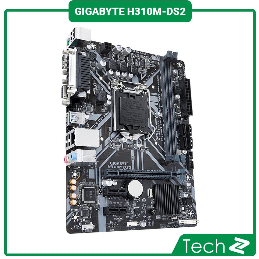 Mainboard GIGABYTE H310M DS2 (Intel H310, Socket 1151, m-ATX, 2 khe RAM DDR4)