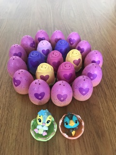 Combo 1 Big Size + 10 mini Trơn - Trứng Hatchimals