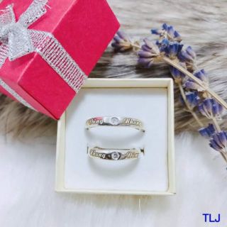 Nhẫn đôi bạc
