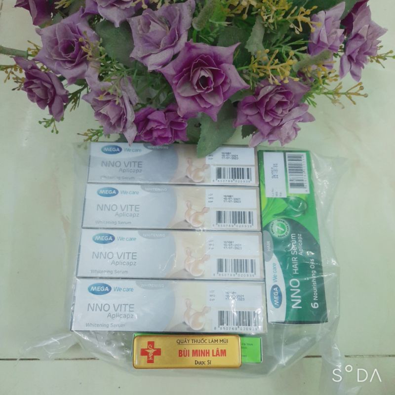 SERUM VIÊN DƯỠNG TRẮNG DA MEGA NNO VITE  MẪU MỚI