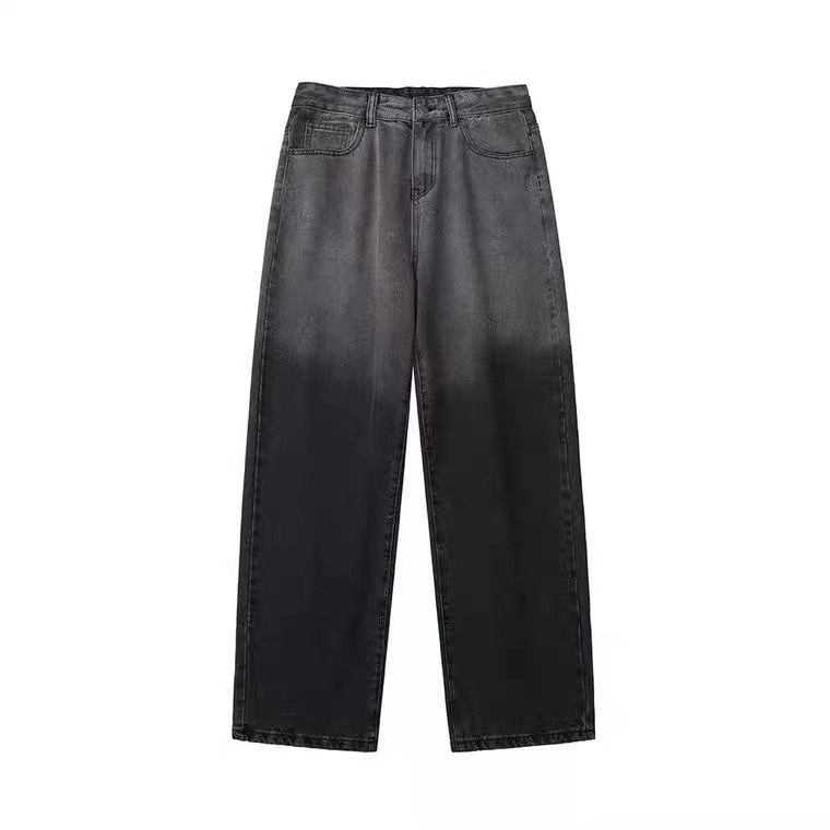 Quần Jean Baggy nam VN CLO ống ộng phối màu - QJ071