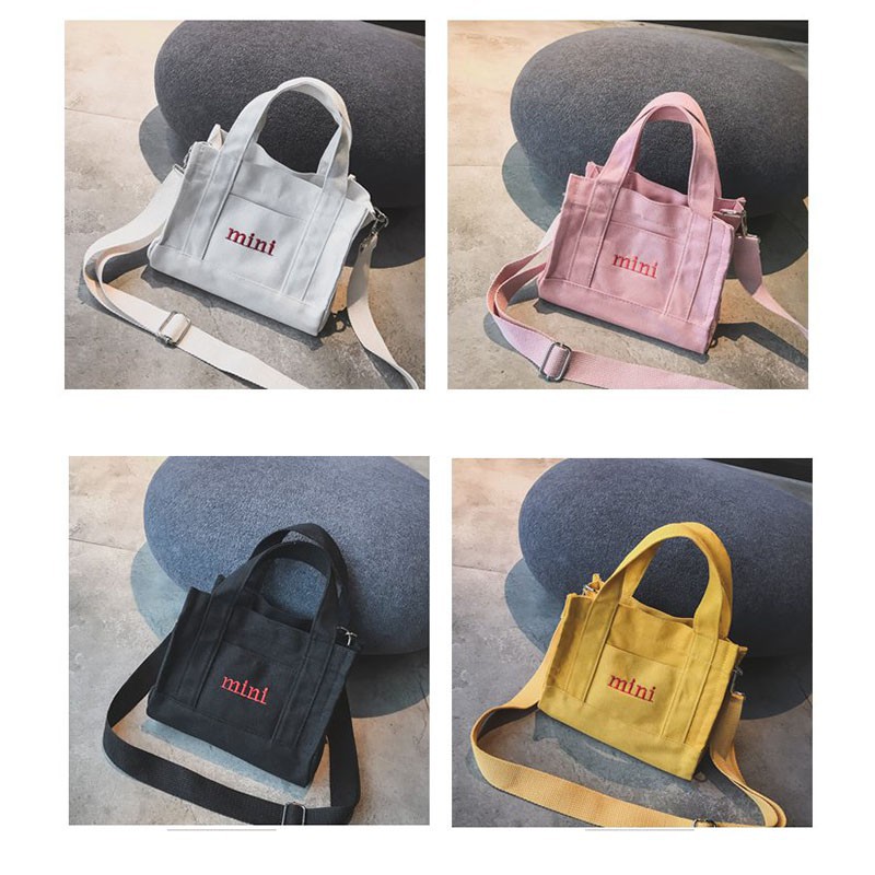 Túi Tote Vải Canvas In Chữ