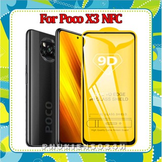 Cường Lực Xiaomi Poco X5 X5 Pro F3 Poco X3 Pro Poco X3 NFC POCO X4 Pro 5G 9D Full Màn Full Keo thế hệ mới kèm phụ kiện