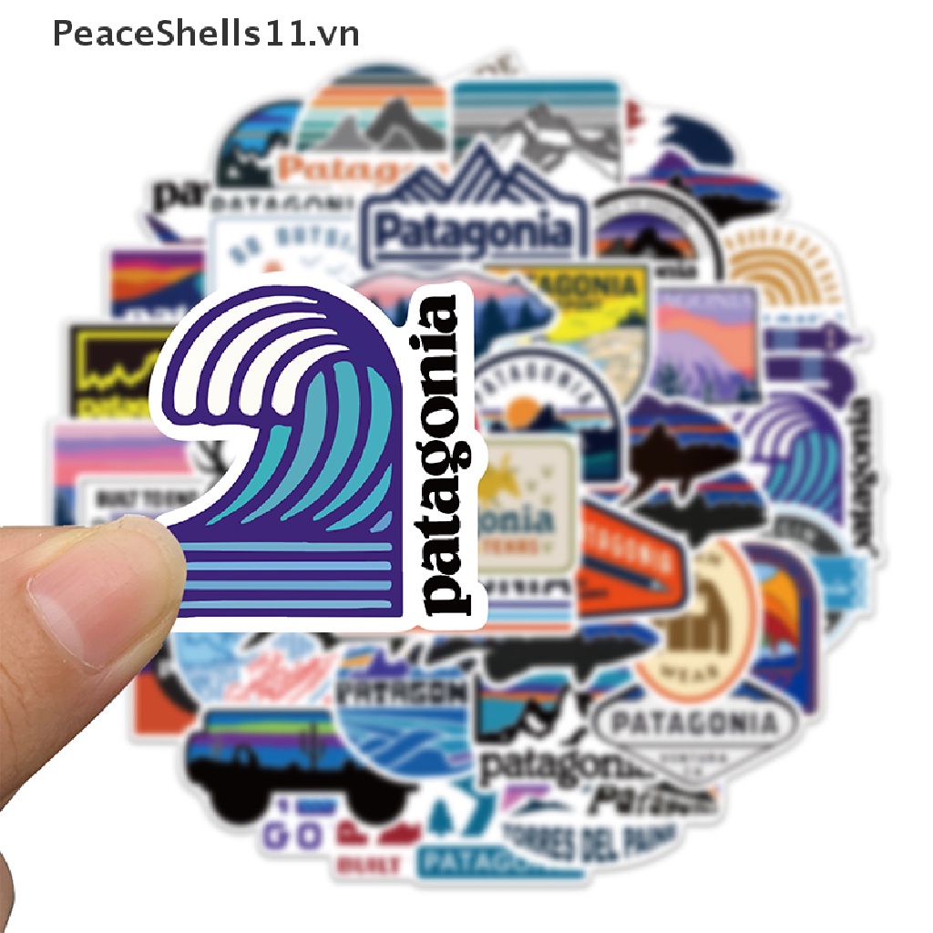 Set 55 Miếng Dán Trang Trí Laptop / Guitar / Ván Trượt / Hành Lý Họa Tiết Hoạt Hình Dễ Thương