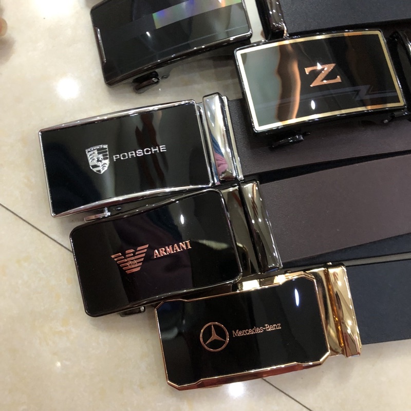 Dây nịt nam da bò thật chính hãng cdleather có mặt khóa thắt lưng