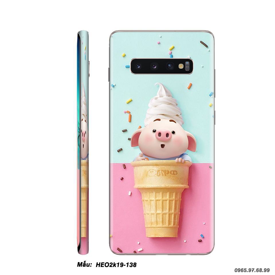 Miếng dán skin cho các dòng điện thoại Samsung S8 Plus - S9 Plus - S10 Plus - S20 Plus in hình cực đáng yêu