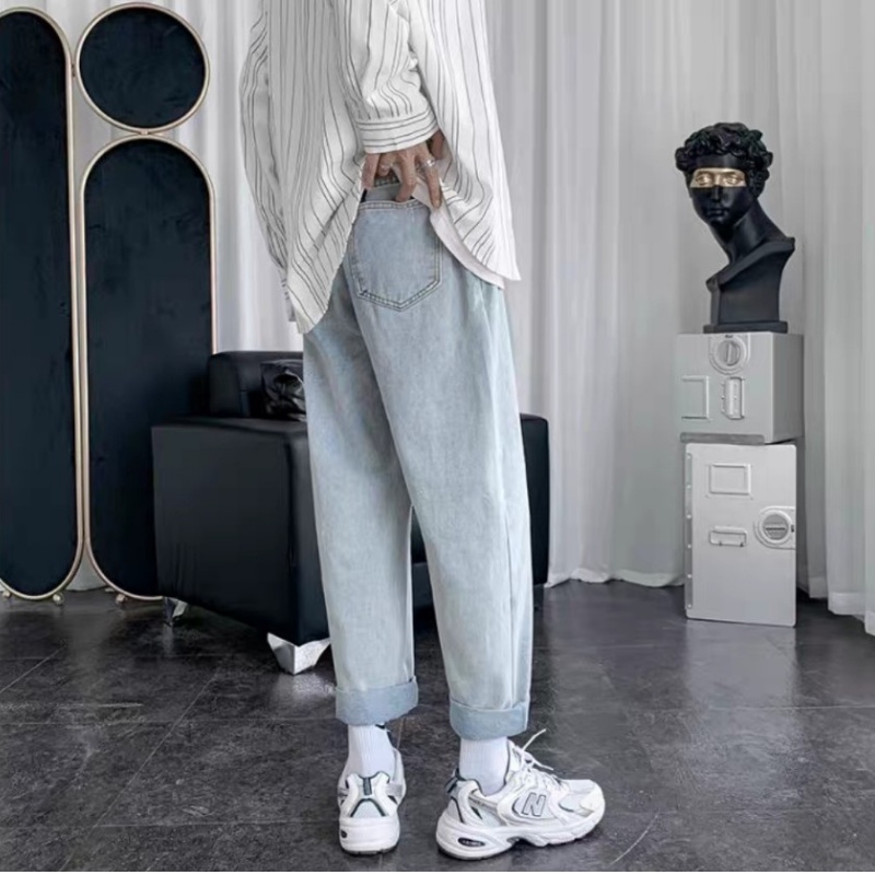 " RẺ VÔ ĐỊCH " Quần Jean nam, Quần Jeans baggy mầu xám nhạt, xanh sky ống suông, rộng, hottrend 2022-XX MENS FASHION!