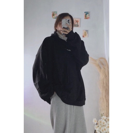 Áo nỉ Hodie nik nỉ ngoại Unisex 🌸DAQUY20🌸áo Hodie nỉ trơn cực xinh phom thụng | BigBuy360 - bigbuy360.vn