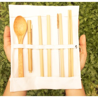 Set Quà Tặng Đặc Biệt (Ống Hút Tre, Bút Tre, Thìa Dừa, Đũa Tre)
