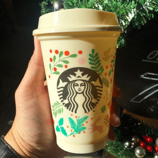 Ly Uống Nước Starbucks Tái Sử Dụng Tiện Lợi 2018