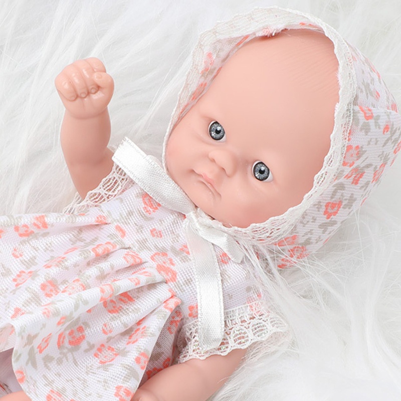 Búp Bê Bé Gái 20CM 8in Vinyl Sống Động Có Thể Giặt Rửa Và Tái Sử Dụng
