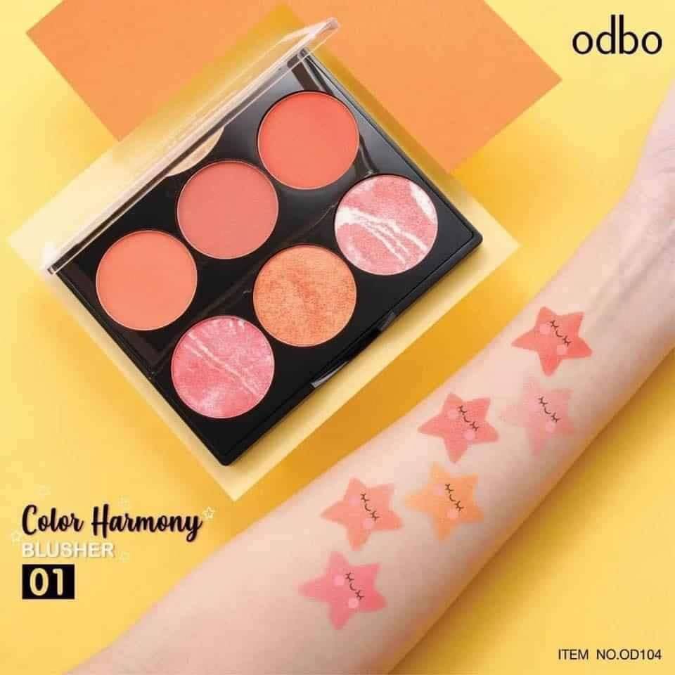 PHẤN MÁ HỒNG VIÊN ODBO FAIRY CANDY PEARLS BLUSHER OD195 + OD104