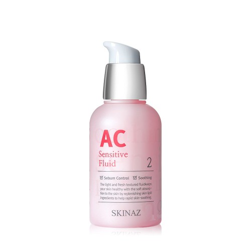 Tinh chất AC Sensitive Fluid Skinaz cao cấp phục hồi da nhạy cảm và làm trắng sáng da – 50 ml